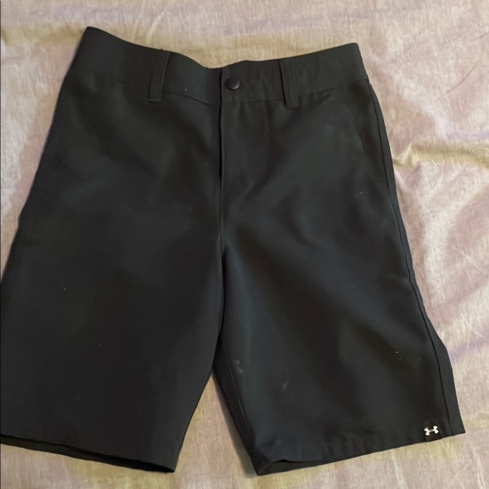 Under Armour Black Athletic Shorts Modern Fit